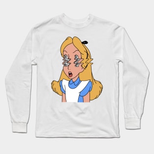 Alice in Wonderland Trippy Long Sleeve T-Shirt